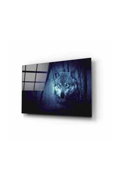 Kurt Dekoratif ve Modern Cam Tablo 50x70 Cm