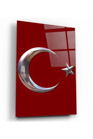 Bayrak Dekoratif ve Modern Cam Tablo ürün görseli