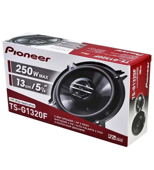 PIONEER TS-G1320F-250WATT-35W RMS 13 CM TWETERLI ÜST SERİ KAPI HOPARLÖRÜ-2 ADET