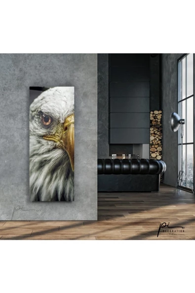 Kartal Tema Dekoratif ve Modern Cam Tablo
