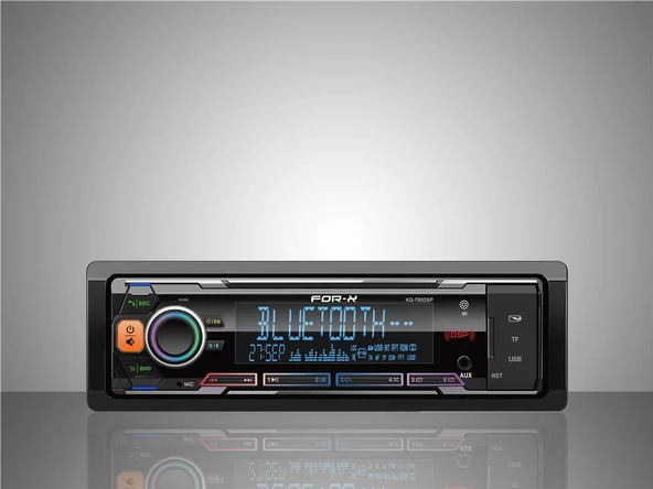 FOR-X XQ700DSP-İŞLEMCİLİ-7RENK-BT-USB-RADYO-MP3-DAHİLİ-HARİCİ MİKROFONLU-3 ANFİ ÇIKIŞLI 4X60W PROFESYONEL TESİSAT TEYBİ