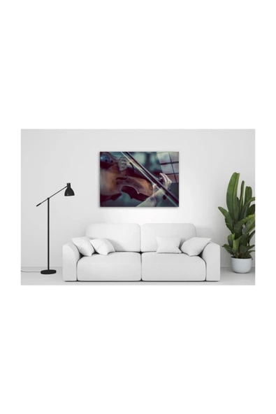 Klasik Araba Dekoratif ve Modern Cam Tablo 2 50x70 Cm