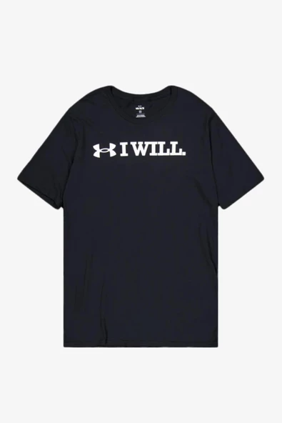 Under Armour i Wll Ss Erkek Siyah T-shirt 1379023-001