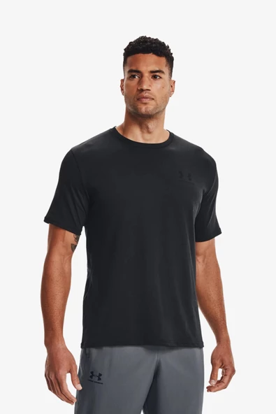 Under Armour M Sportstyle Lc Ss Erkek Siyah T-shirt 1326799-001