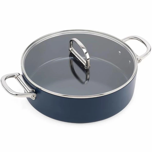 Joseph Joseph 45046 Space 28 cm Kapaklı Sığ Tencere