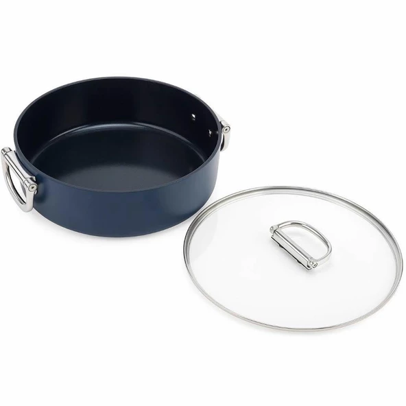 Joseph Joseph 45046 Space 28 cm Kapaklı Sığ Tencere - 2