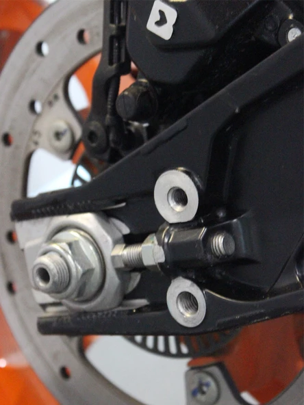 Torque-MX Motosiklet Sehpa Takozu 6 mm MS1 Siyah - 3