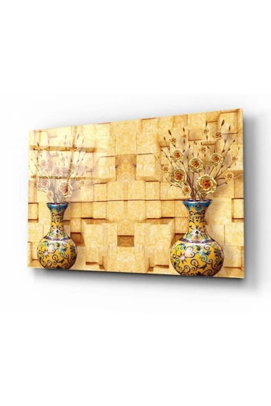 Vazolar Dekoratif ve Modern Cam Tablo ürün görseli