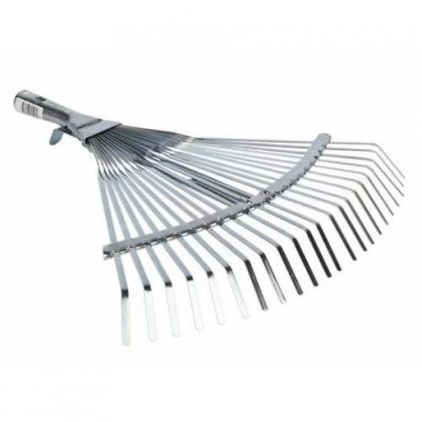 Yaprak Tırmığı Ayarlı Yaparlar Metal Tırmık +Sapı