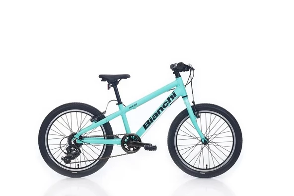 BIANCHI XR20 ÇOCUK BİSİKLETİ 280H V 20 JANT 7 VİTES CELESTE GRAPHITE GLOSSY