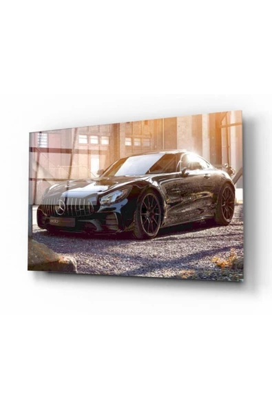 Araba Dekoratif ve Modern Cam Tablo ürün görseli