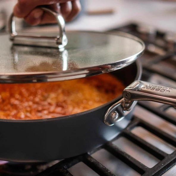 Joseph Joseph 45044 Space 28 cm Kapaklı Sote Tavası - 6