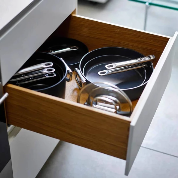 Joseph Joseph 45044 Space 28 cm Kapaklı Sote Tavası - 8