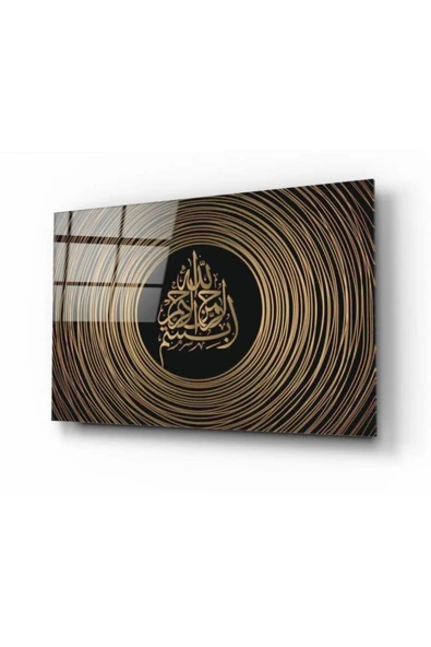 Besmele Dekoratif ve Modern Cam Tablo