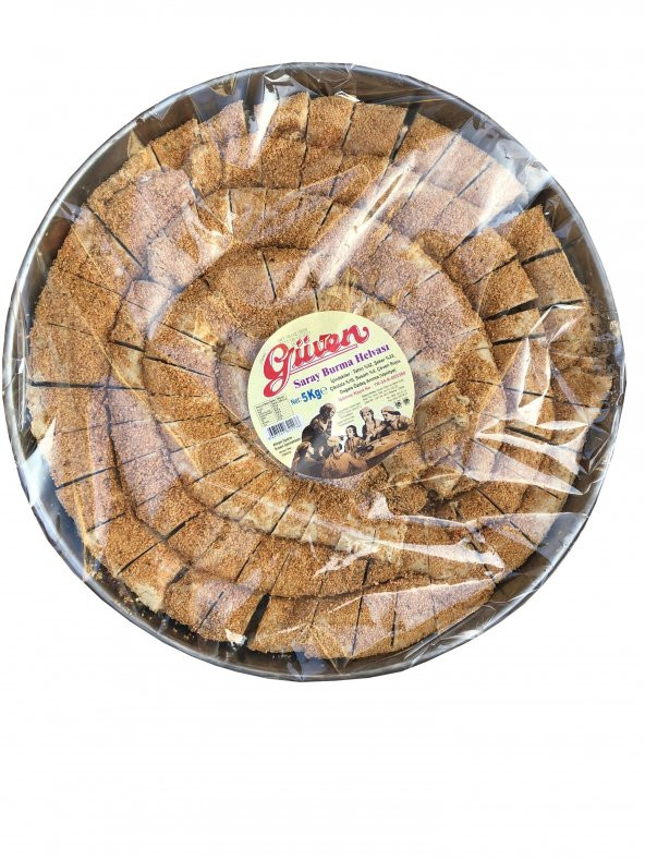 Güven Saray Burma Helvası Tepside 5 Kg