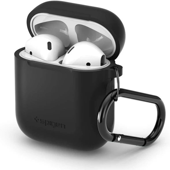 AirPods (2. nesil) / (1.nesil) Kılıf Silicone Fit (Silikon) Black - 066CS24808