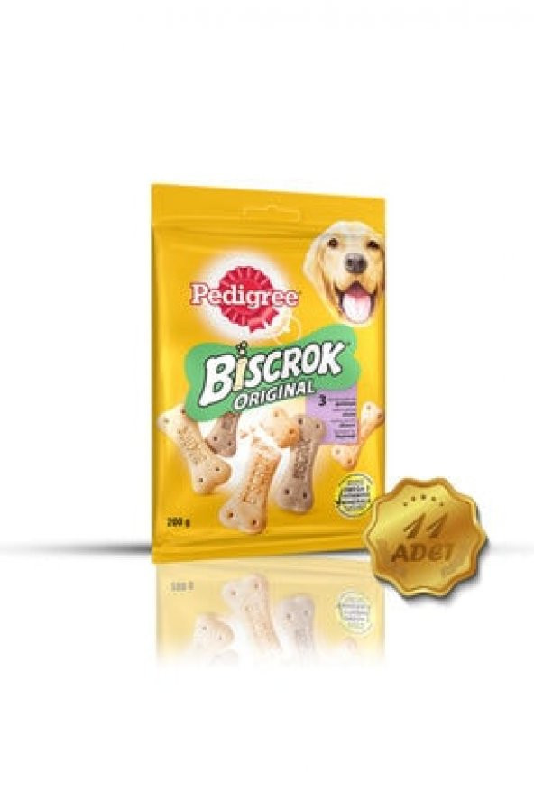 Biscrok Original Köpek Ödül Bisküvisi 200 G 11 Adet