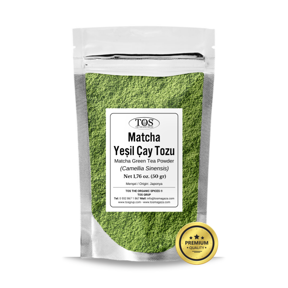 Matcha Yeşil Çay Tozu 50 gr (1. Kalite)
