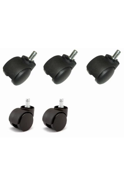 Metal Yıldız Ayak Ofis Koltuğu Ayağı+ 5 Adet Tekerlek- Yönetici Ofis Çalışma Koltuğu Ayağı - 4