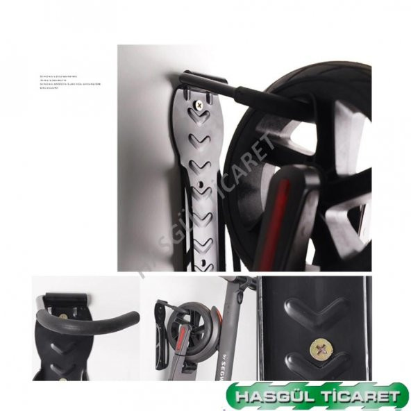 Hsgl katlanabilir yol dağ bisiklet duvar askı aparatı - 5