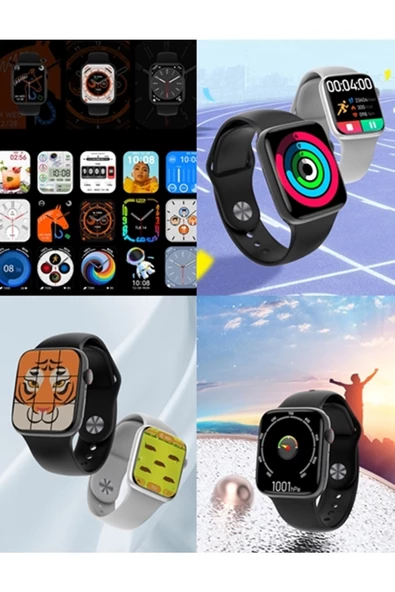 Samsung Galaxy A20 Uyumlu Watch 8 Pro 45mm Nfc Özellikli Bt Çağrı Destekli Akıllı Saat - 3