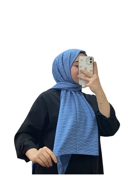 JAKARLI MİDYE DESENLİ ŞAL 1027 - 10