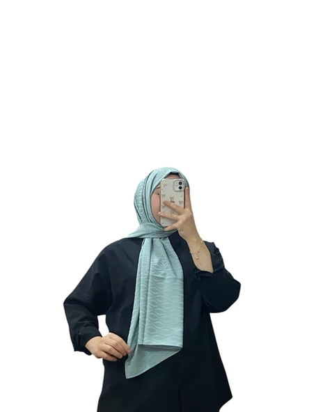 JAKARLI MİDYE DESENLİ ŞAL 1027 - 6