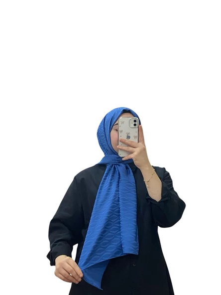 JAKARLI MİDYE DESENLİ ŞAL 1027 - 8