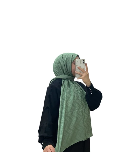 JAKARLI ZİKZAK DESENLİ ŞAL 1028 - 9
