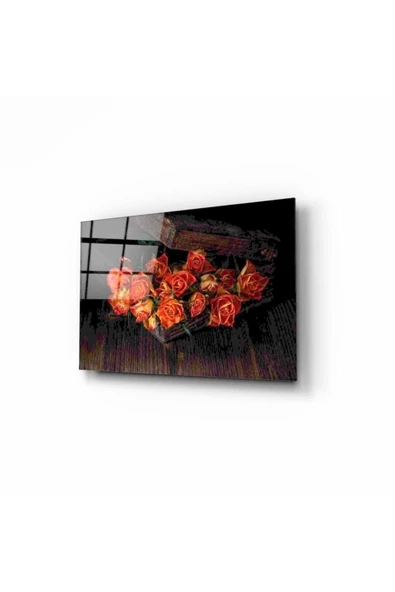 Güller Dekoratif ve Modern Cam Tablo 50x70 Cm