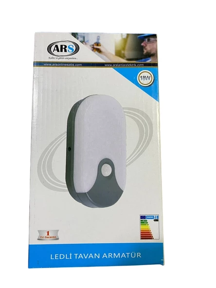 Ars Ledli Tavan Armatür Sensörlü Beyaz 348827 - 2