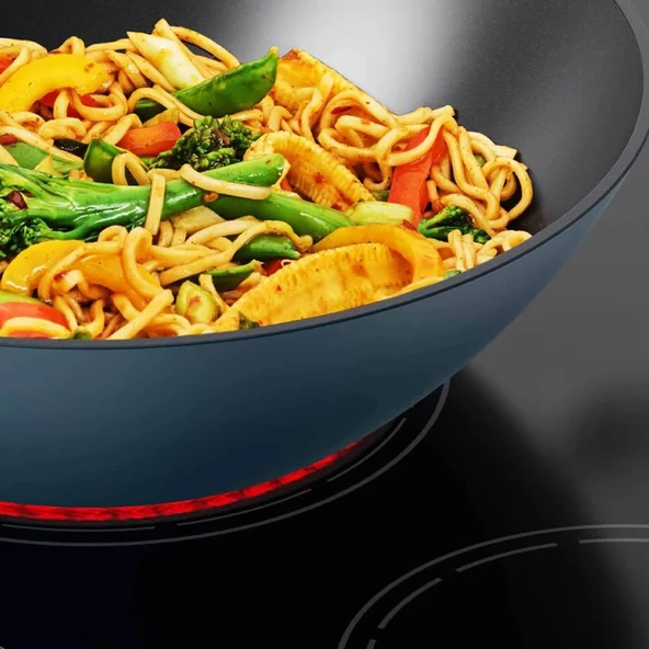 Joseph Joseph 45048 Space 32 cm Wok Tava - 4