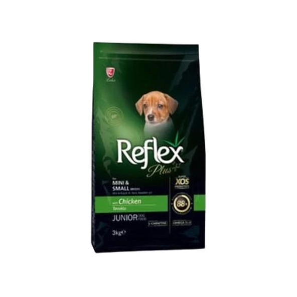 Reflex Plus Küçük Mini Irk Tavuklu Yavru Köpek Maması 3 kg