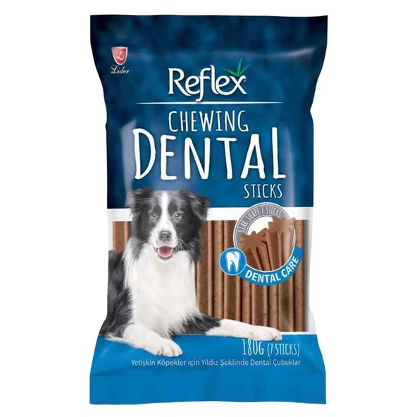 Reflex Dental Sticks Yıldız Şeklinde Köpek Ödül Çubuğu 180 gr