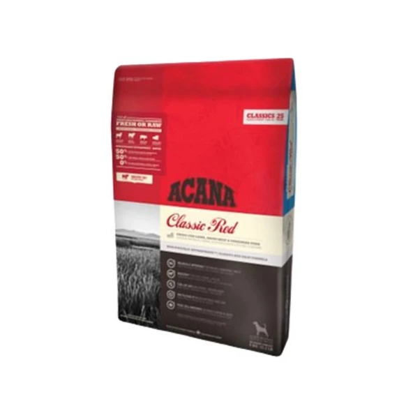 Acana Classic Red Kuzulu ve Sığırlı Tahılsız Köpek Maması 2 kg