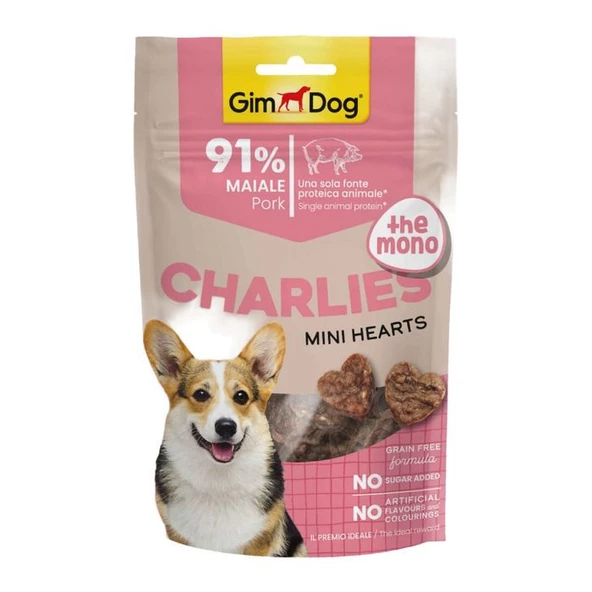 Gimdog Charlies The Mono Mini Hearts Domuz Etli Köpek Ödülü 70 Gr