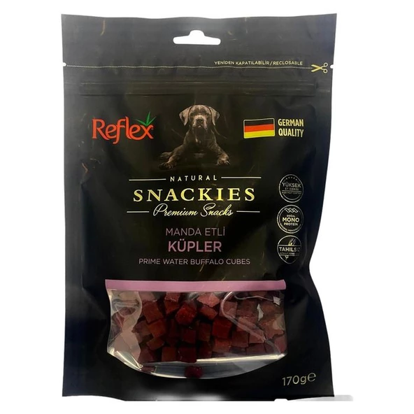 Reflex Natural Snackies Manda Etli Küpler 170 Gr