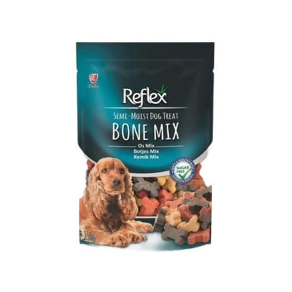 Reflex Plus Semi-Moist Mini Mix Kemik Köpek Ödülü 150 Gr