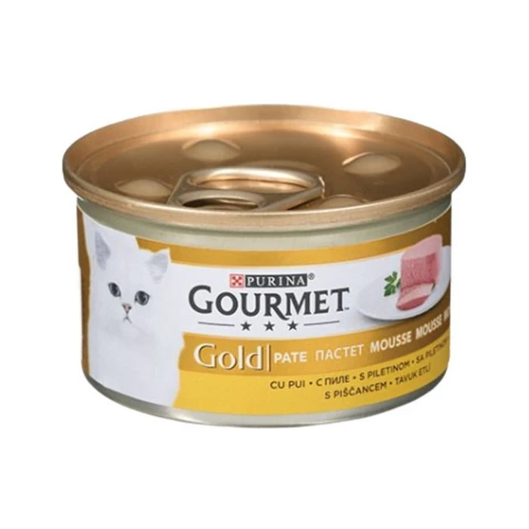 Purina Mama Gourmet Gold Kıyılmış Tavuklu Kedi Konservesi 85 Gr