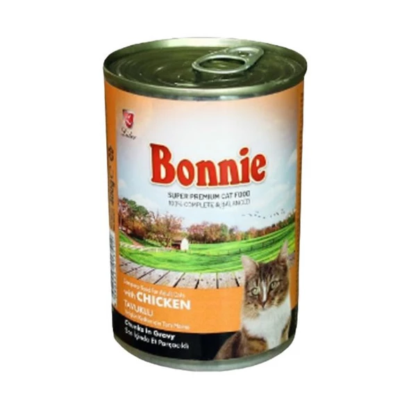 Bonnie Yetişkin Kedi Maması Tavuklu 400 Gr