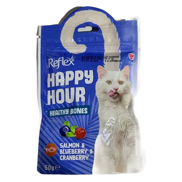 Reflex Happy Hour Sağlıklı Kemikler İçin Destekleyici Kedi Ödül Maması 60 Gr