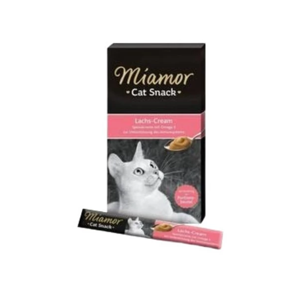 Miamor Cream Somonlu Kedi Ödülü 6X15 Gr.