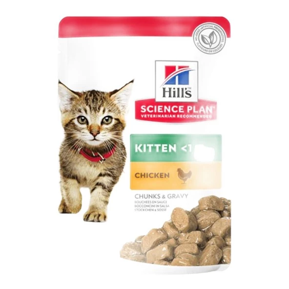 Hill's Science Plan Tavuklu Yavru Kedi Yaş Maması 85 Gr