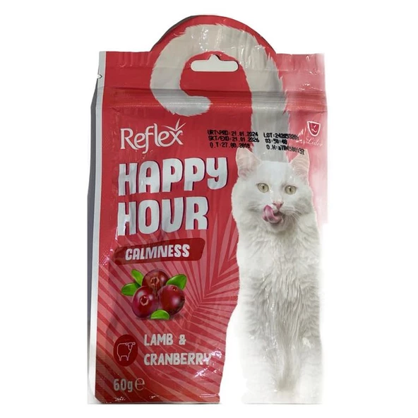 Reflex Happy Hour Sakinleşmeyi Destekleyici Kedi Ödül Maması 60 Gr