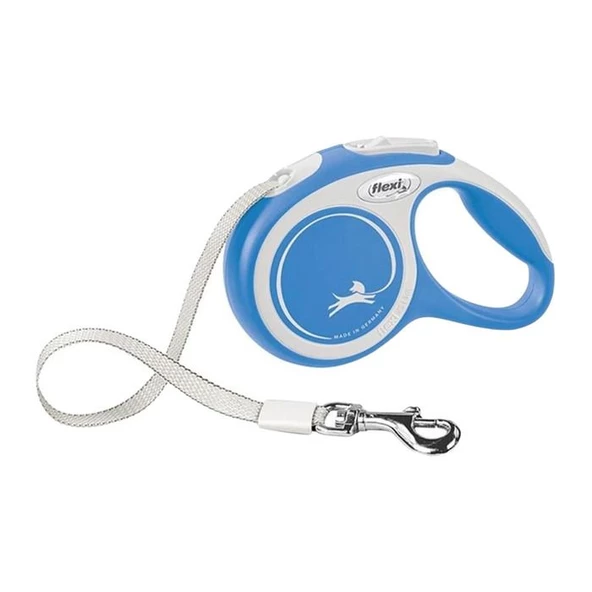 Flexi New Comfort Köpek Tasma Mavi Medium 5 M