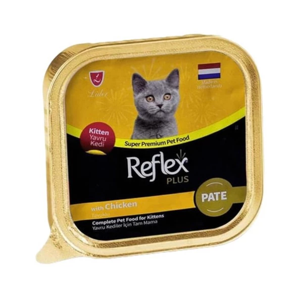 Reflex Plus Pate Tavuklu Yavru Kedi Konservesi 85 Gr