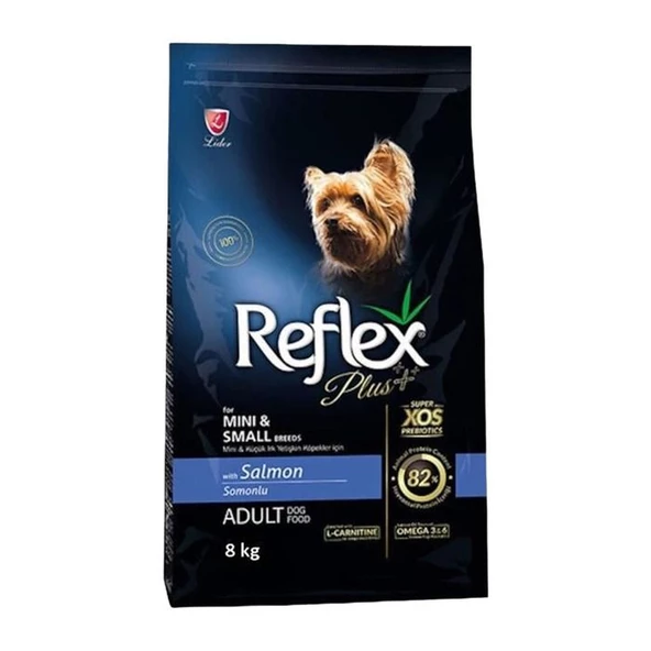 Reflex Plus Mini Irk Somonlu Yetişkin Köpek Maması 8 Kg