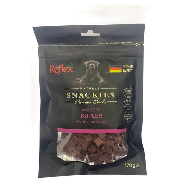 Reflex Natural Snackies Kuzu Etli Küpler 170 Gr