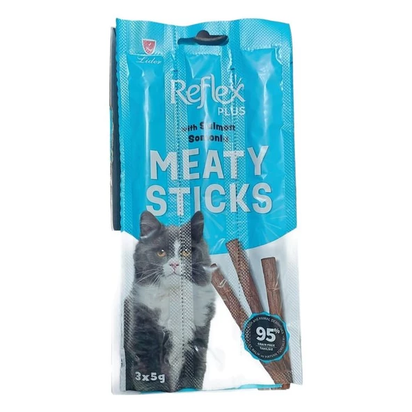 Reflex Plus Kedi Ödül Somonlu Etli Stıck 15 Gr