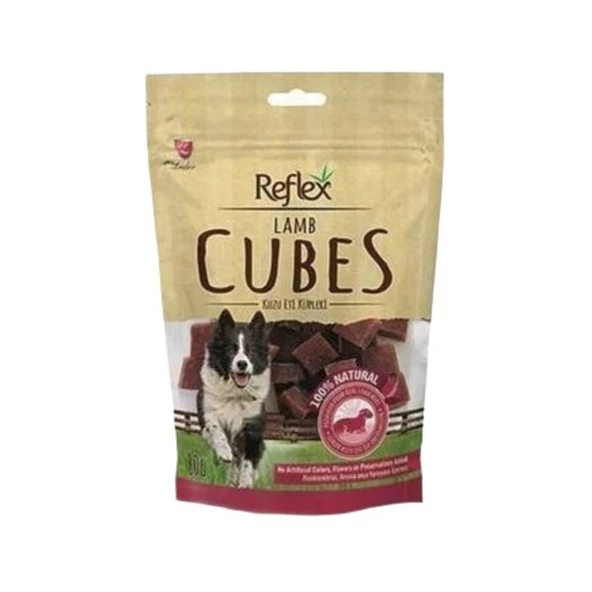 Reflex Kuzulu Küp Dilimli Köpek Ödül Maması 80 gr